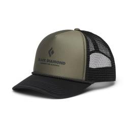 BLACK DIAMOND Flat Bill Trucker Hat, Tundra Black, Einheitsgröße von Black Diamond