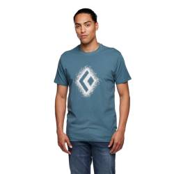 Black Diamond Chalked Up 2.0 Herren-T-Shirt, kurzärmelig, Creek Blue, L von Black Diamond