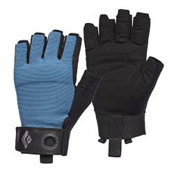Black Diamond Unisex Crag Half-Finger Gloves Kletter-Handschuhe, Klettersteig, Astral Blue, L von Black Diamond