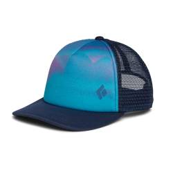 Black Diamond W Trucker Hat Blau - Klassische vielseitige Damen Trucker Cap, Größe One Size - Farbe Big Wall Print - ECL von Black Diamond