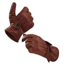 Black Forest Fox Rodeo Leder Handschuhe Herren Damen Fuchs Braun Größe S von Black Forest Fox