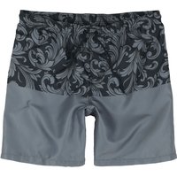 Black Premium by EMP Badeshort - Ornament Print Swim Shorts - S bis XXL - für Männer - Größe XXL - schwarz von Black Premium by EMP