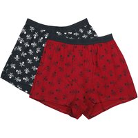 Black Premium by EMP Boxershort-Set - Doppelpack Boxershorts mit Totenköpfen - M bis XXL - für Männer - Größe L - multicolor von Black Premium by EMP