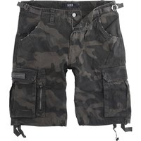 Black Premium by EMP - Camouflage/Flecktarn Short - Army Vintage Shorts - S bis 7XL - für Männer - Größe 7XL - darkcamo von Black Premium by EMP