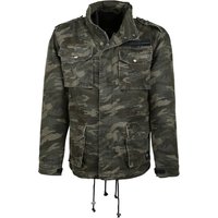 Black Premium by EMP - Camouflage/Flecktarn Winterjacke - Army Field Jacket - S bis 7XL - für Männer - Größe 3XL - camouflage von Black Premium by EMP