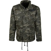 Black Premium by EMP - Camouflage/Flecktarn Winterjacke - Army Field Jacket - S bis 7XL - für Männer - Größe 4XL - camouflage von Black Premium by EMP