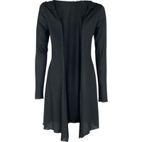 Black Premium by EMP Cardigan - Overlay Hood - XS bis 5XL - für Damen - Größe 3XL - schwarz von Black Premium by EMP