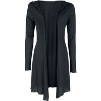 Black Premium by EMP Cardigan - Overlay Hood - XS bis 5XL - für Damen - Größe 4XL - schwarz von Black Premium by EMP