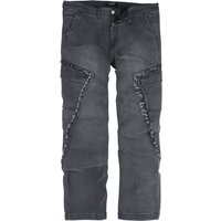 Black Premium by EMP Cargohose - Grey Cargopants - W30L32 bis W34L34 - für Männer - Größe W32L32 - schwarz von Black Premium by EMP