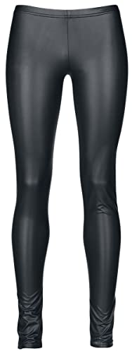 Black Premium by EMP Damen Schwarze Leggings in Leder-Optik 3XL von Black Premium by EMP