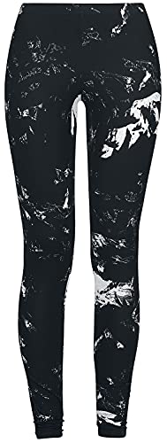 Black Premium by EMP Damen Schwarze Leggings mit Allover-Print 5XL von Black Premium by EMP