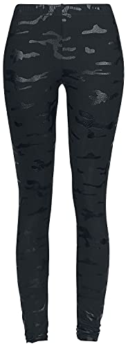 Black Premium by EMP Damen Schwarze Leggings mit Camouflage-Muster 4XL von Black Premium by EMP