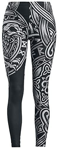 Black Premium by EMP Damen Schwarze Leggings mit Print L von Black Premium by EMP