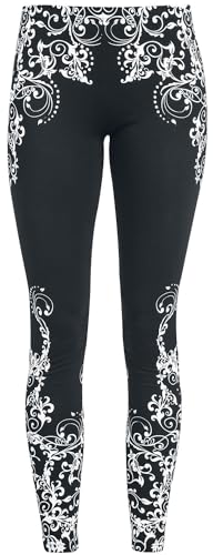 Black Premium by EMP Damen Schwarze Leggings mit Print S von Black Premium by EMP