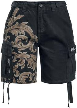 Black Premium by EMP Damen Schwarze Shorts mit Ornaments Print 31 von Black Premium by EMP