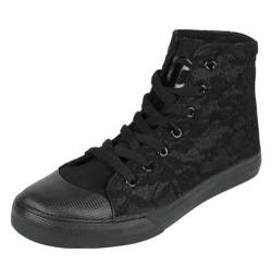 Black Premium by EMP Damen Schwarze high Sneaker mit Allover Spitze EU39 von Black Premium by EMP