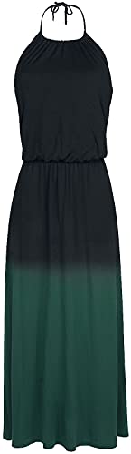 Black Premium by EMP Damen schwarz-grünes Kleid mit Farbverlauf S von Black Premium by EMP
