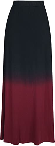 Black Premium by EMP Damen schwarz-roter Rock mit Farbverlauf XL von Black Premium by EMP