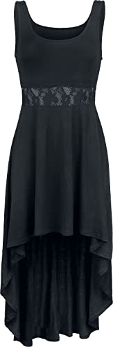 Black Premium by EMP Damen schwarzes Vokuhila Kleid mit Spitze 3XL von Black Premium by EMP