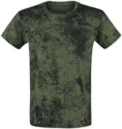 Black Premium by EMP Herren grünes Basic T-Shirt 4XL von Black Premium by EMP
