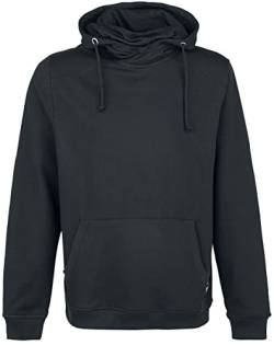 Black Premium by EMP Herren schwarzer Hoodie mit integriertem Schal 3XL von Black Premium by EMP