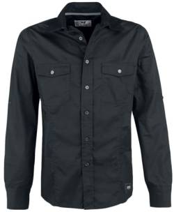 Black Premium by EMP Herren schwarzes Basic Hemd L von Black Premium by EMP