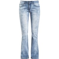 Black Premium by EMP Jeans - Grace - Hellblaue Jeans mit Waschung und Schlag - W26L32 bis W35L34 - für Damen - Größe W30L34 - hellblau von Black Premium by EMP