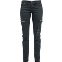 Black Premium by EMP Jeans - Skarlett - Schwarze Jeans mit zwei Saumvarianten - W26L32 bis W34L34 - für Damen - Größe W26L32 - schwarz von Black Premium by EMP