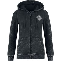 Black Premium by EMP Kapuzenjacke - Kapuzenjacke mit keltischen Ornamenten - S bis XXL - für Damen - Größe S - schwarz von Black Premium by EMP