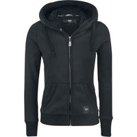 Black Premium by EMP Kapuzenjacke - Teddy Hooded Jacket - 4XL bis 5XL - für Damen - Größe 5XL - schwarz von Black Premium by EMP