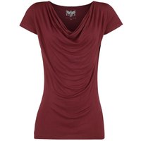 Black Premium by EMP T-Shirt - Emma - S bis 3XL - für Damen - Größe 3XL - bordeaux von Black Premium by EMP