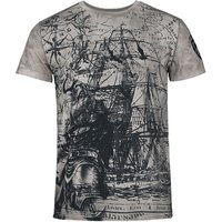 Black Premium by EMP T-Shirt - Rebel Soul - S bis 5XL - für Männer - Größe XXL - grau von Black Premium by EMP