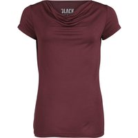 Black Premium by EMP T-Shirt - T-Shirt Emma - S bis XXL - für Damen - Größe M - dunkelrot von Black Premium by EMP