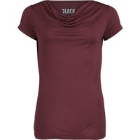 Black Premium by EMP T-Shirt - T-Shirt Emma - S bis XXL - für Damen - Größe XL - dunkelrot von Black Premium by EMP