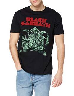 Black Sabbath Herren Bloody Sabbath Cutout T-Shirt, Schwarz, XL von Black Sabbath