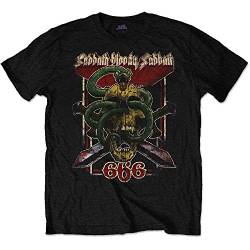 Black Sabbath Herren Damen T-Shirt Gr. L, Schwarz von Black Sabbath