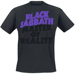 Black Sabbath Master of Reality Tracklist Männer T-Shirt schwarz L 100% Baumwolle Band-Merch, Bands von Black Sabbath