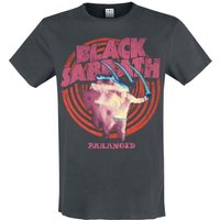 Black Sabbath T-Shirt - Amplified Collection - Paranoid - S bis 3XL - für Männer - Größe 3XL - charcoal  - Lizenziertes Merchandise! von Black Sabbath