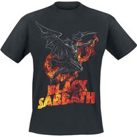 Black Sabbath T-Shirt - Burning Demon - S bis 3XL - für Männer - Größe S - schwarz  - Lizenziertes Merchandise! von Black Sabbath