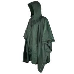 Black Snake Outdoor Regenponcho | Ripstop Regencape mit Kapuze | Regen Poncho inkl. Tasche | Regenjacke für Damen und Herren - Oliv von Black Snake