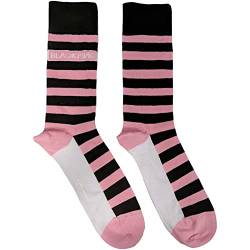 BlackPink Ankle Socken Stripes and Logo Nue offiziell Rosa (UK SIZE 7 - 11) von BlackPink
