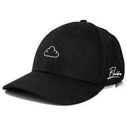 Blackskies Iuno Classic Baseball Cap | Unisex Strapback Mütze Kappe Herren Damen Basecap Curved Polo Hat - Schwarz von Blackskies