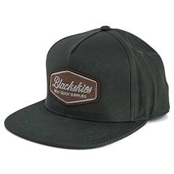 Blackskies Oasis Snapback Cap | Damen Herren Baseball Mütze Kappe Surfer Skater Basecap Waldgrün-Braun von Blackskies