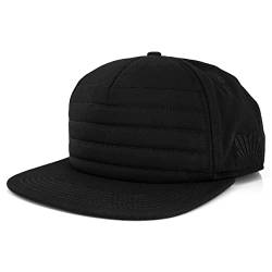 Blackskies Raider Snapback Cap Schwarz Unisex Baseball Mütze Destroyed Gesteppt Style von Blackskies