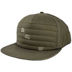 Blackskies Raider Vol. II Snapback Cap Olive Grün Unisex Baseball Mütze Destroyed Gesteppt Style von Blackskies