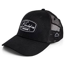 Blackskies Razor Baseball Cap | Herren Damen Schirm Premium Snapback Trucker Mütze Kappe Basecap Kappe Schwarz von Blackskies