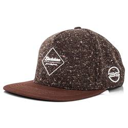 Blackskies Snapback Cap Schwarz Braun Grau Wolle Schirm Unisex Premium Baseball Mütze Kappe, Osiris, Einheitsgröße von Blackskies