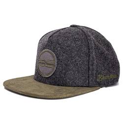 Blackskies Snapback Cap Wildleder Camo Denim Schirm Flanell Unisex Premium Baseball Mütze Kappe Wolle, Gaea, Einheitsgröße von Blackskies