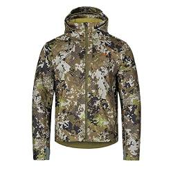 Blaser Tranquility Softshelljacke HunTec Camouflage - Leise Jagdjacke für die Pirschjagd mit verstellbarer Kapuze - Pirschjagdjacke für Herren lautlos, Größe:3XL von Blaser