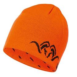 Blaser Wendbare Beanie Argali - Kappe für die Jagd - Jagdmütze One Size - Bequeme Mütze für Jäger, Farbe:Orange von Blaser